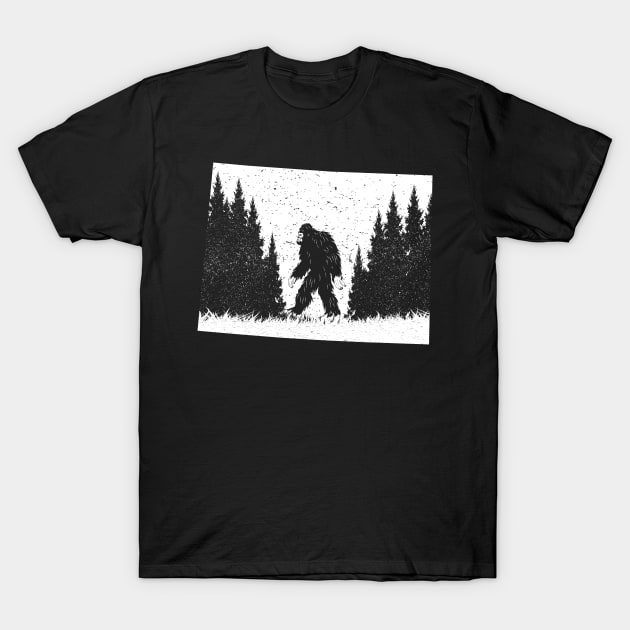 Colorado Bigfoot T-Shirt by Tesszero